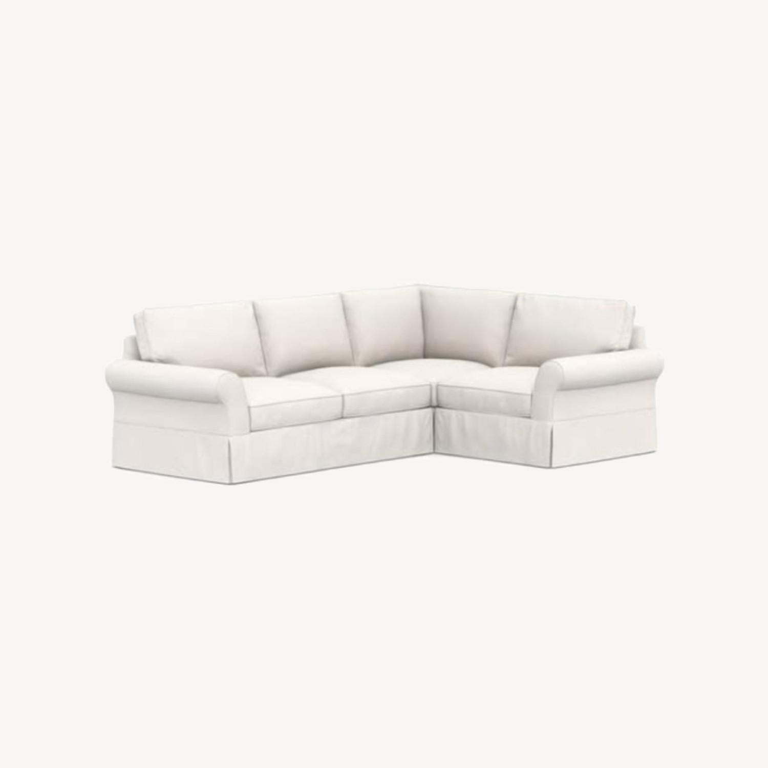 Pottery Barn Comfort Slipcover Left Sectional - image-0