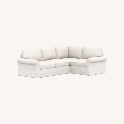 Used Pottery Barn Comfort Slipcover Left Sectional for sale on AptDeco