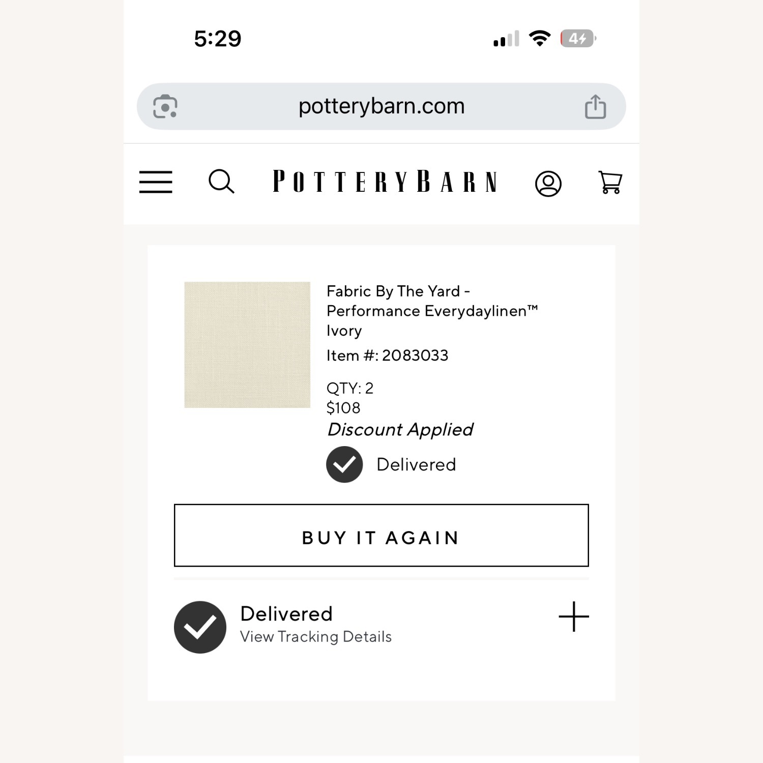 Pottery Barn Comfort Slipcover Left Sectional - image-4