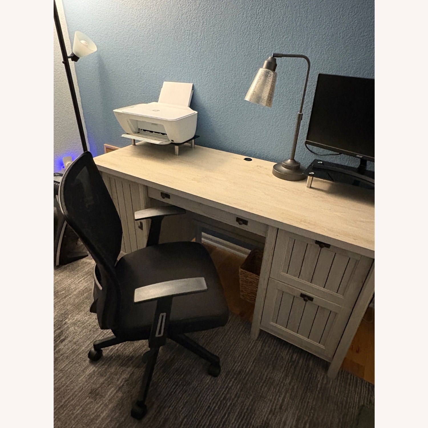 Wayfair Natural Wood Desk - image-6