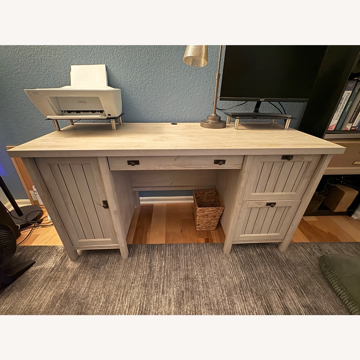 Wayfair Natural Wood Desk - image-1