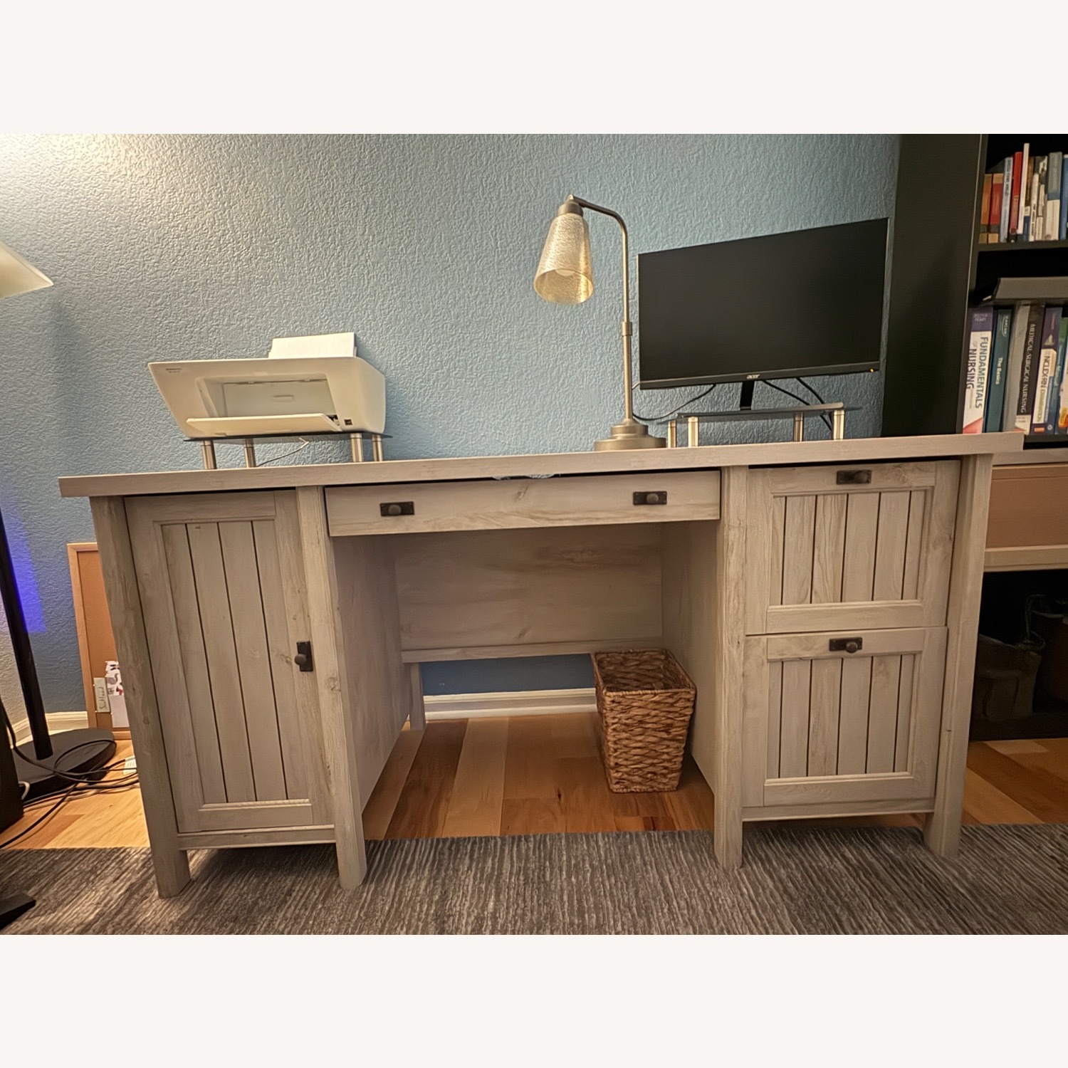 Wayfair Natural Wood Desk - image-2