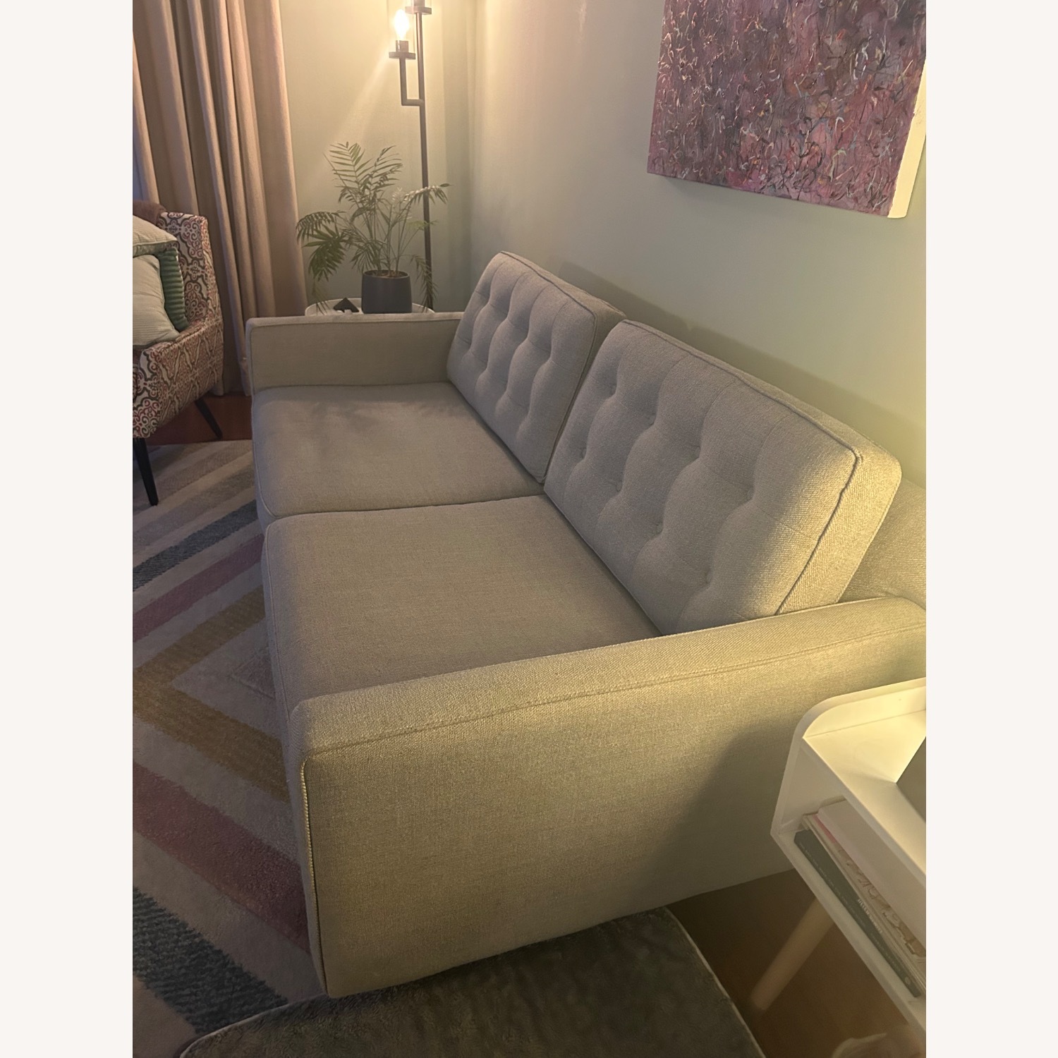 West Elm Drake Light Gray 3+ Seater Sofa - image-2