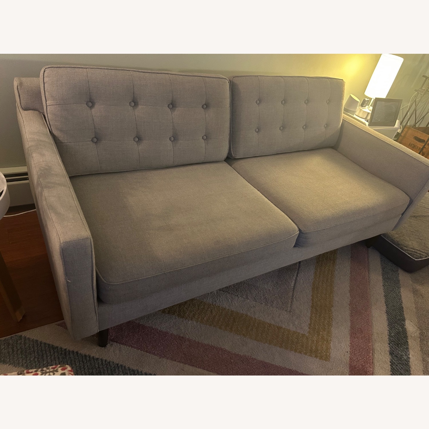 West Elm Drake Light Gray 3+ Seater Sofa - image-3
