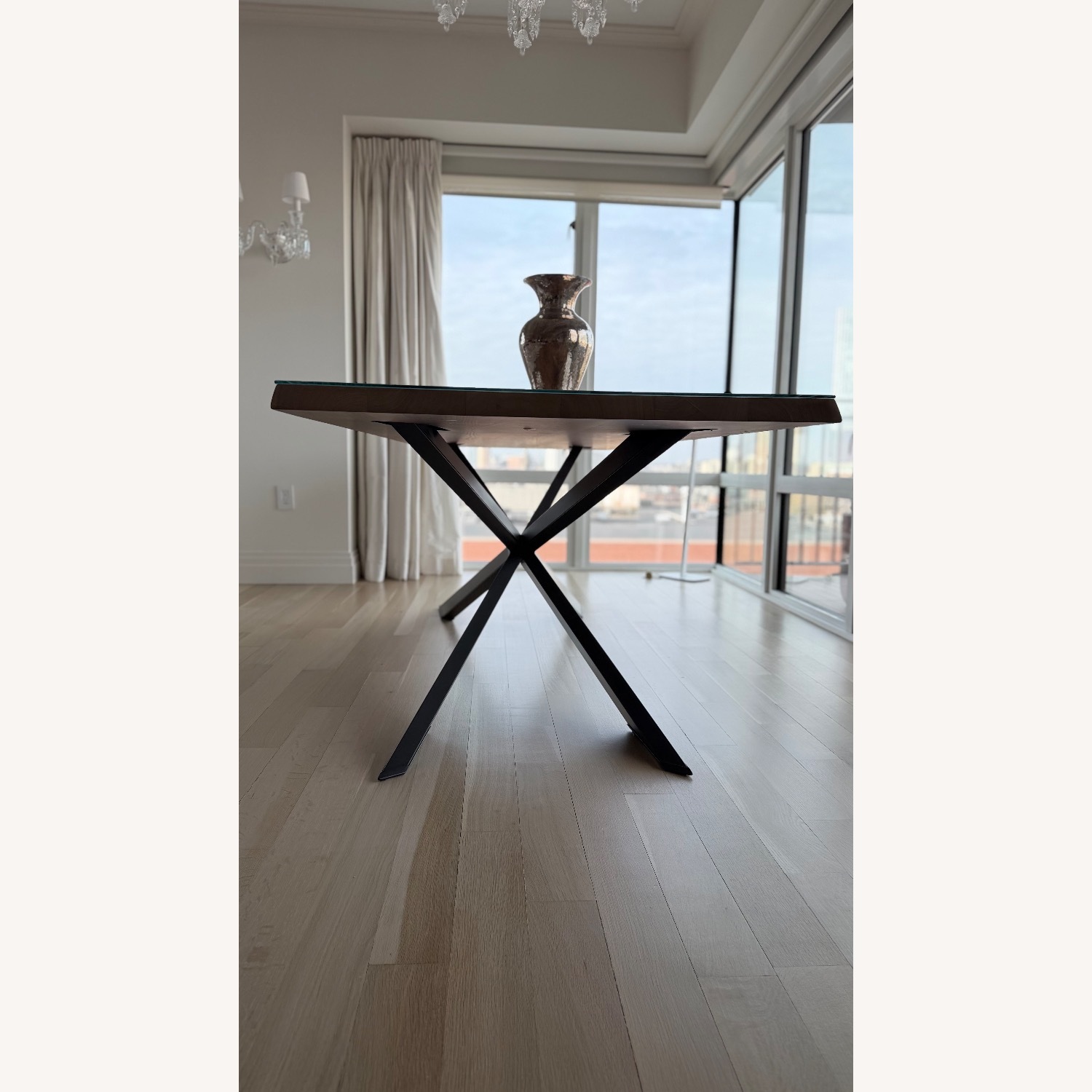 Cattelan Italia Wood and Metal Dining Table - image-4