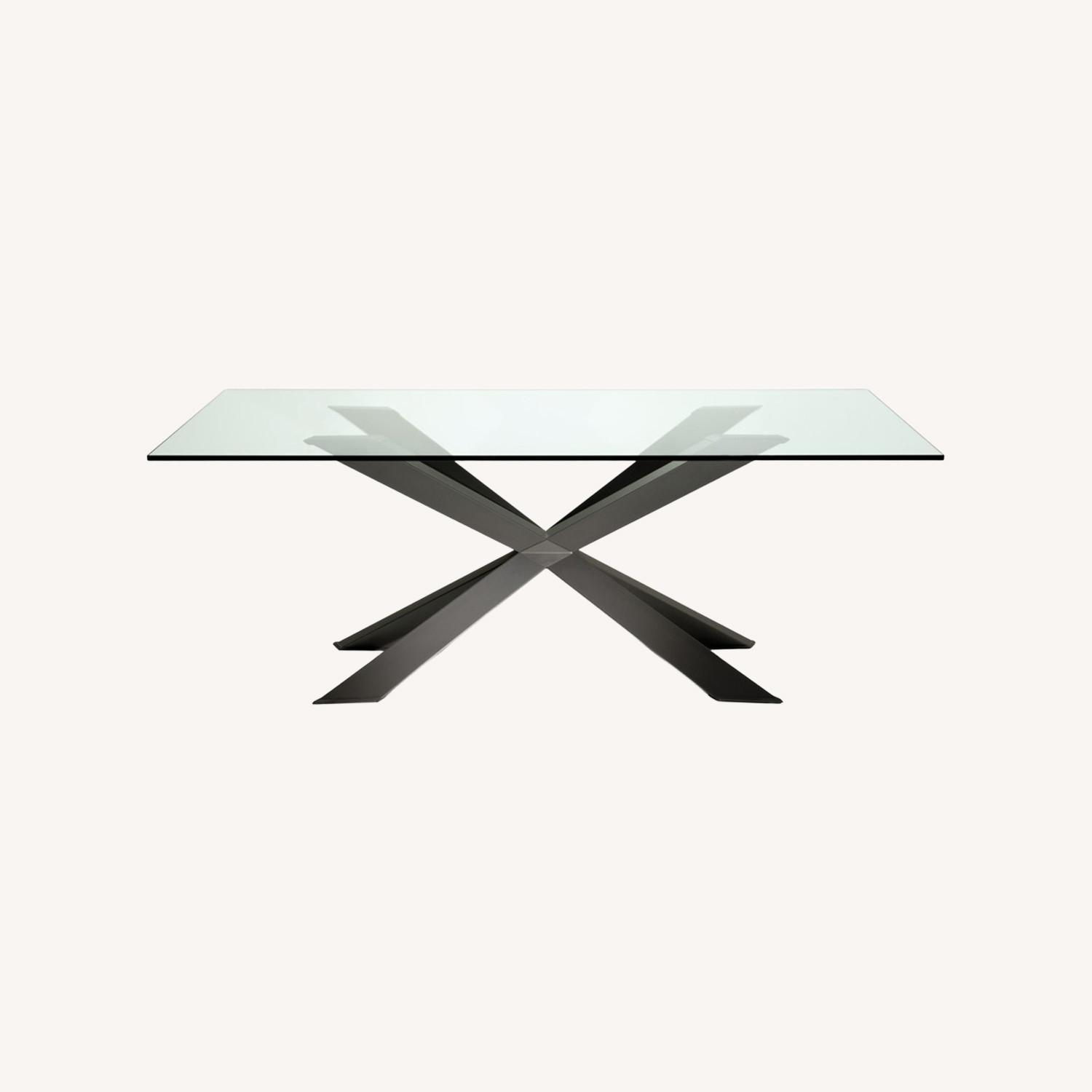Cattelan Italia Wood and Metal Dining Table - image-0