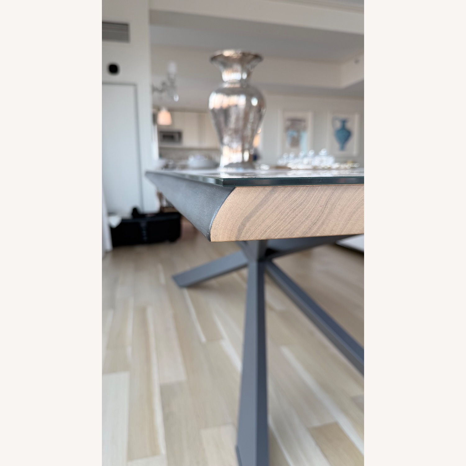 Cattelan Italia Wood and Metal Dining Table - image-3