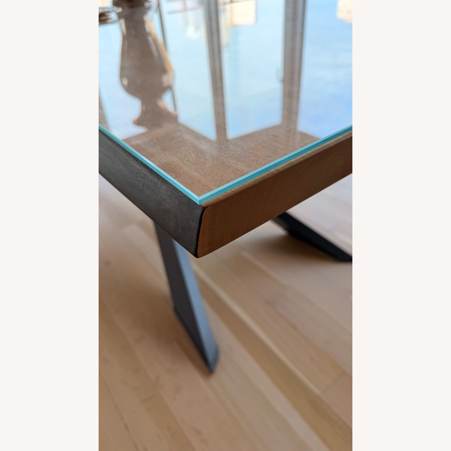 Cattelan Italia Wood and Metal Dining Table - image-5