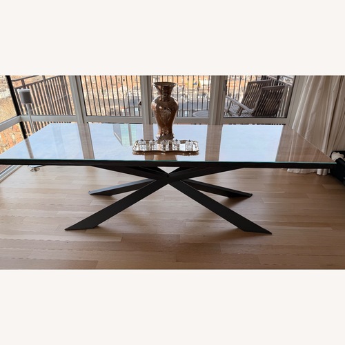 Used Cattelan Italia Wood and Metal Dining Table for sale on AptDeco
