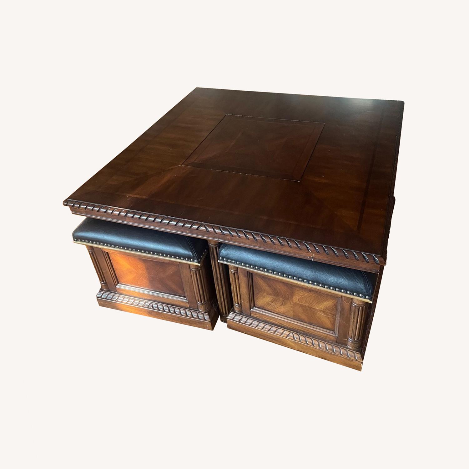 Frontgate Dark Brown Play Table - image-0
