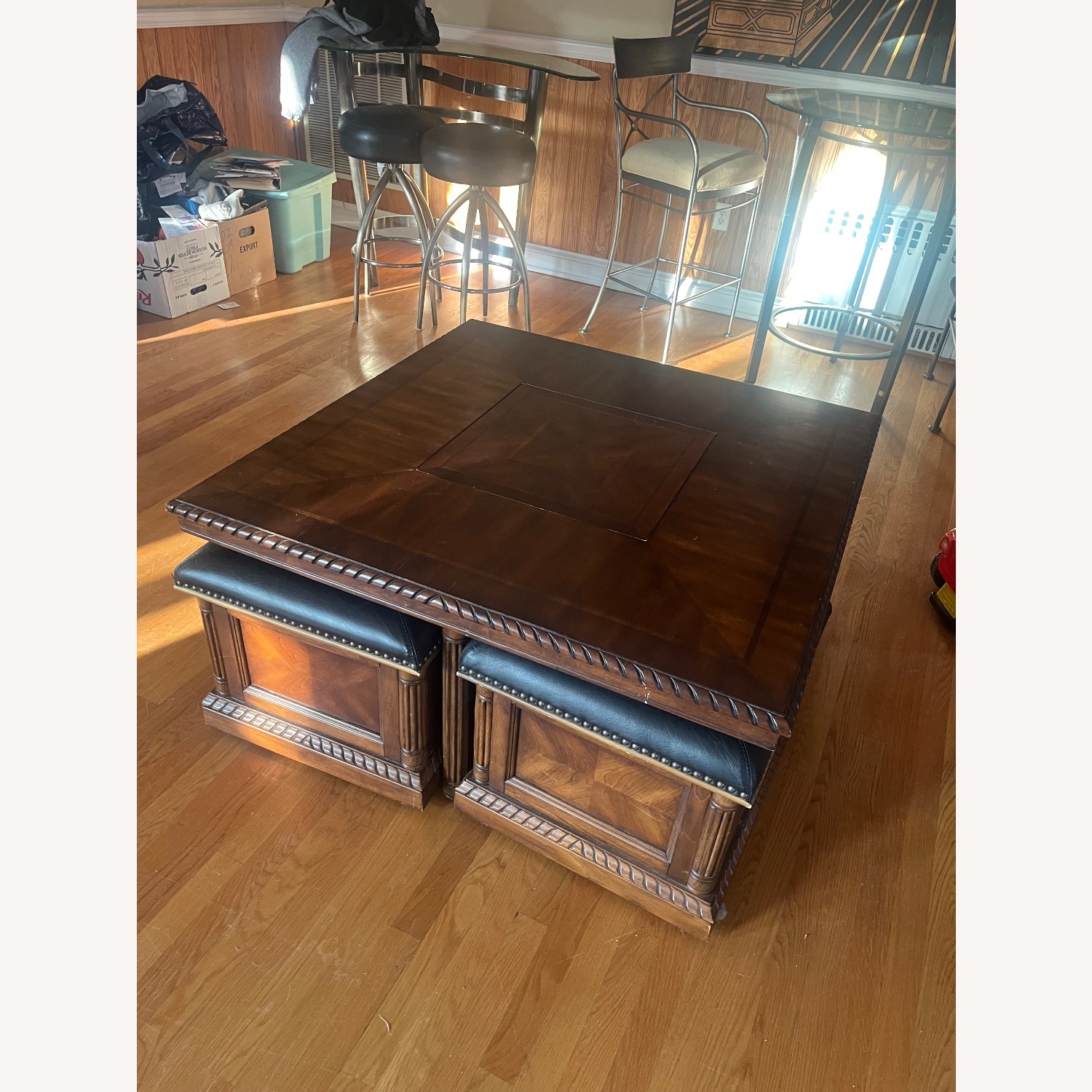 Frontgate Dark Brown Play Table - image-1