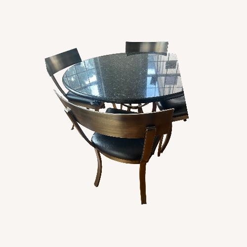Used Vintage/Antique Black Dining Set for sale on AptDeco