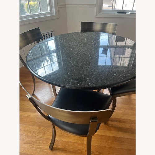 Used Vintage/Antique Black Dining Set for sale on AptDeco