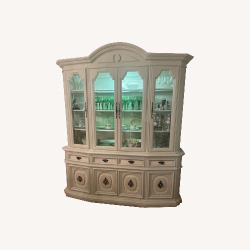 Used Antique Italian Provincial Breakfront for sale on AptDeco