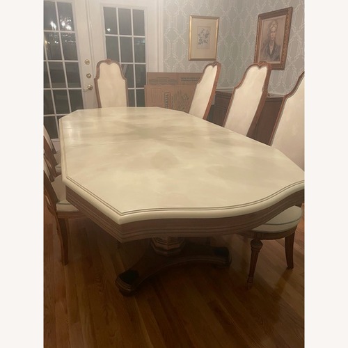 Used Vintage/Antique Finds Wood Dining Table/Chairs for sale on AptDeco