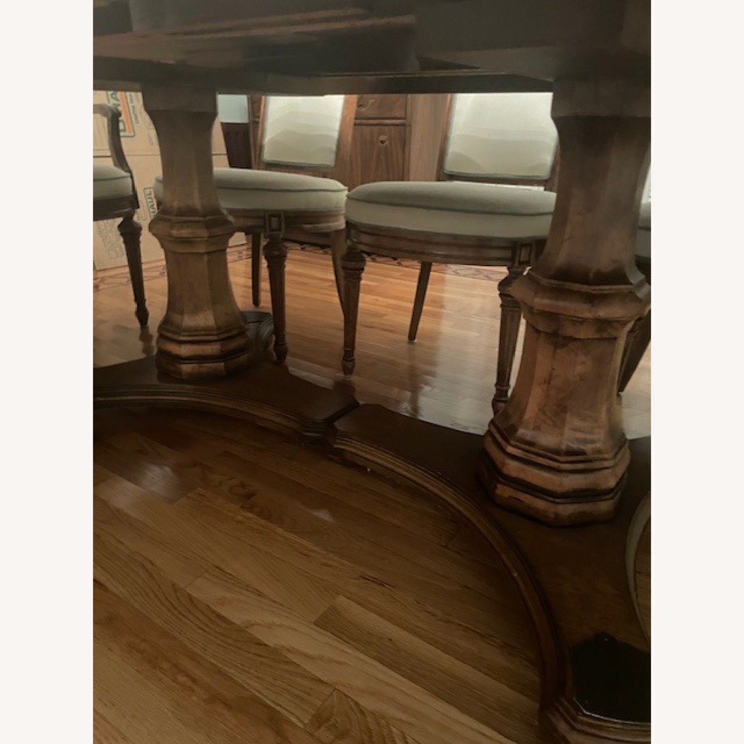 Vintage/Antique Finds Wood Dining Table/Chairs - image-2