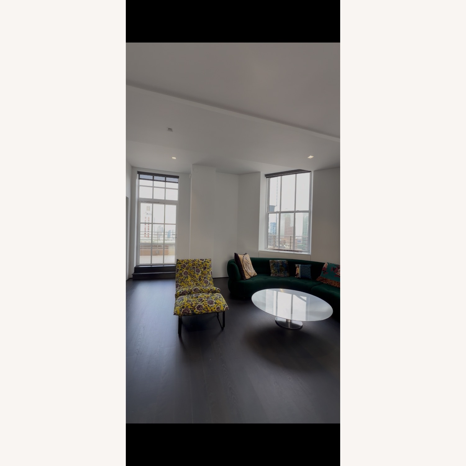 Roche Bobois Sense Green Fabric 3+ Seater Sofa - image-3