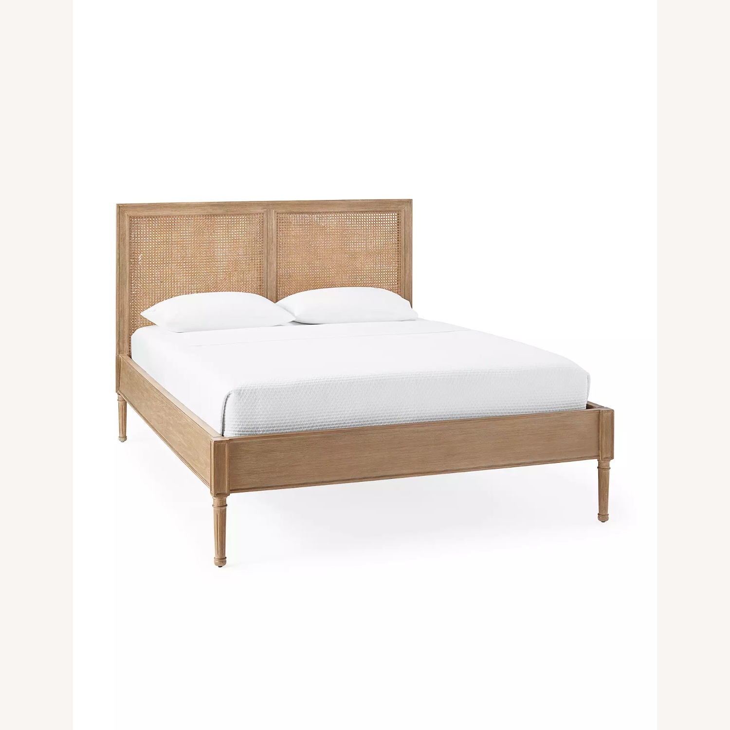 Serena & Lily Dark Brown Wood Queen Bed - image-7
