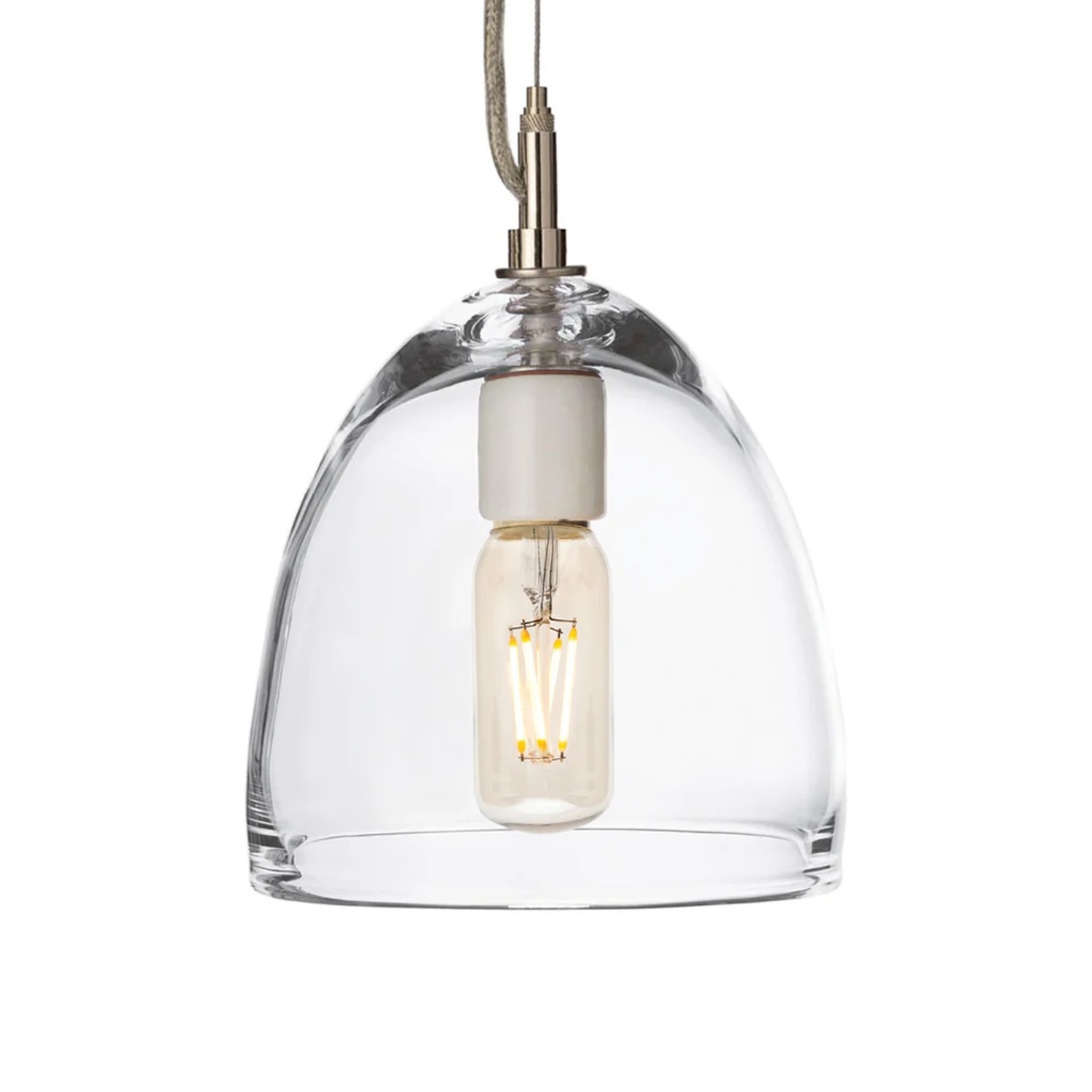 Simon Pearce Glass Ceiling Lamp - image-5