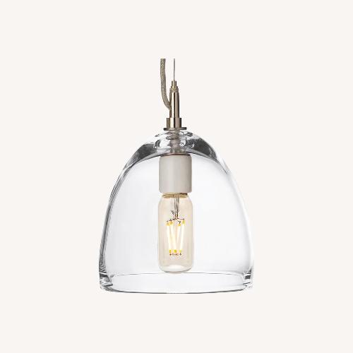 Used Simon Pearce Glass Ceiling Lamp for sale on AptDeco