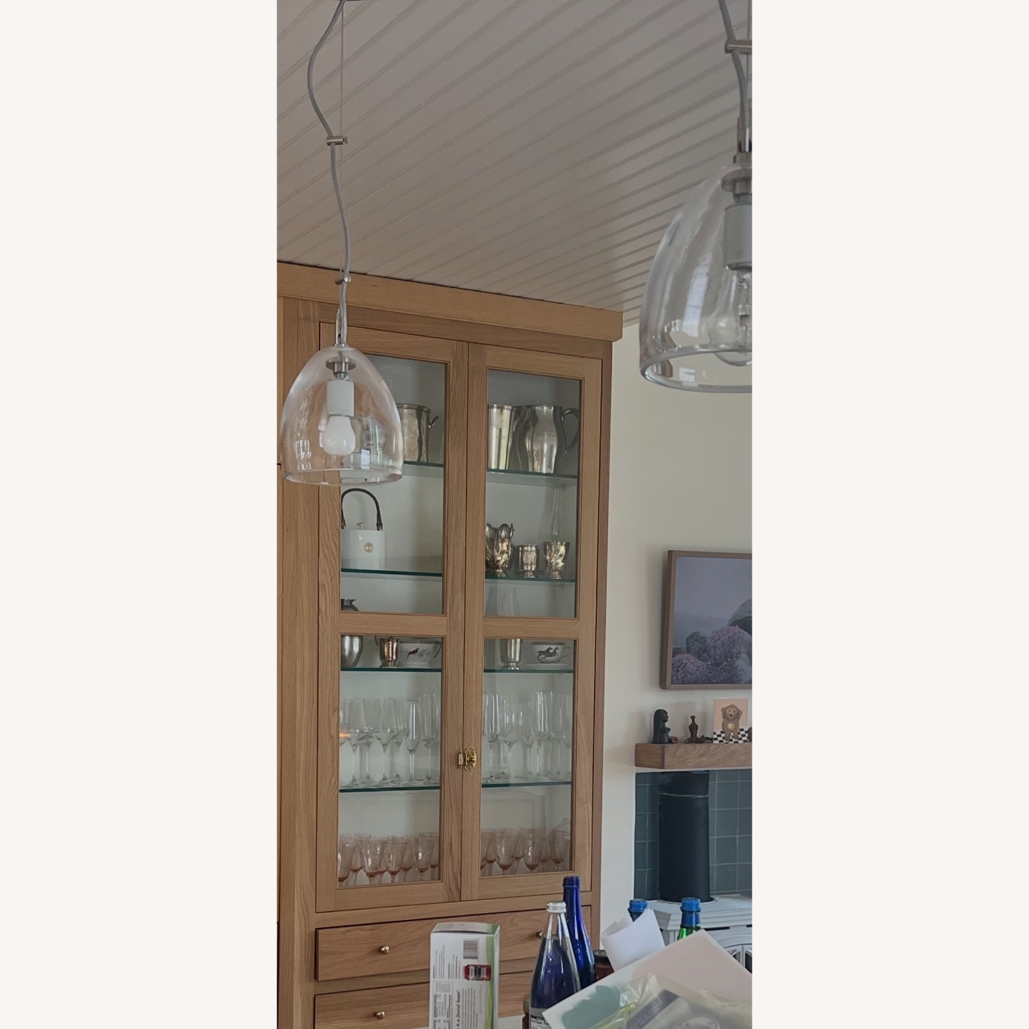 Simon Pearce Glass Ceiling Lamp - image-2