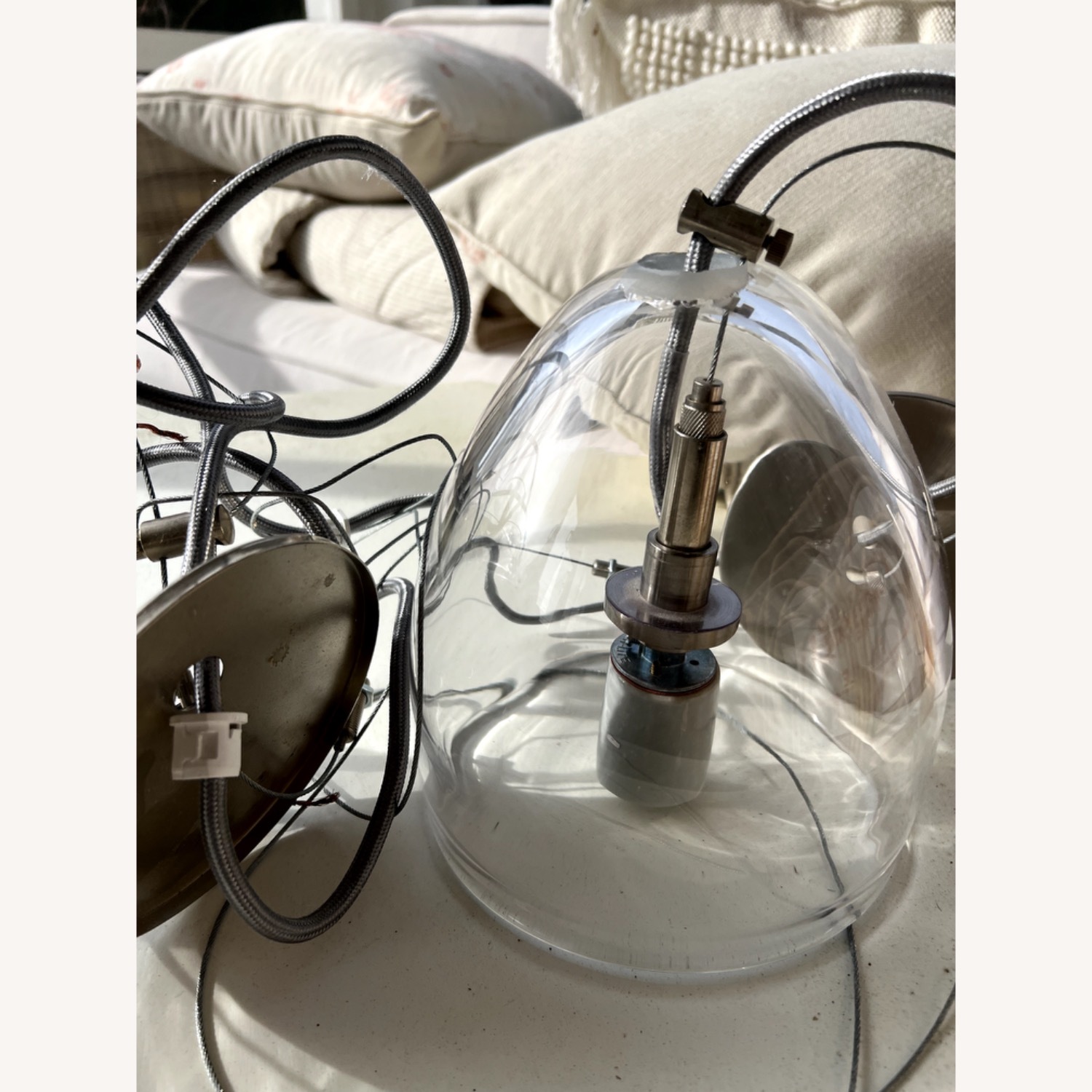 Simon Pearce Glass Ceiling Lamp - image-3