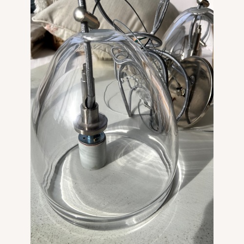 Used Simon Pearce Glass Ceiling Lamp for sale on AptDeco