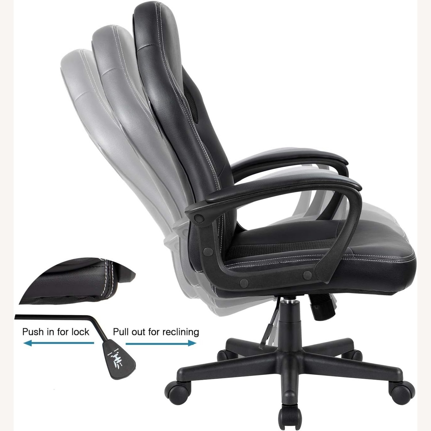 Black Office Chair - image-3