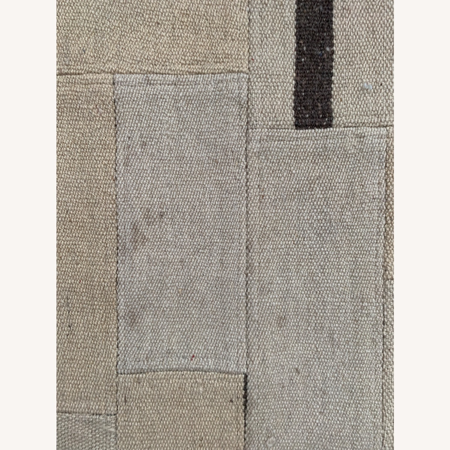 Kilim Patchwork Wool Area Rug 4' x 6' - image-3