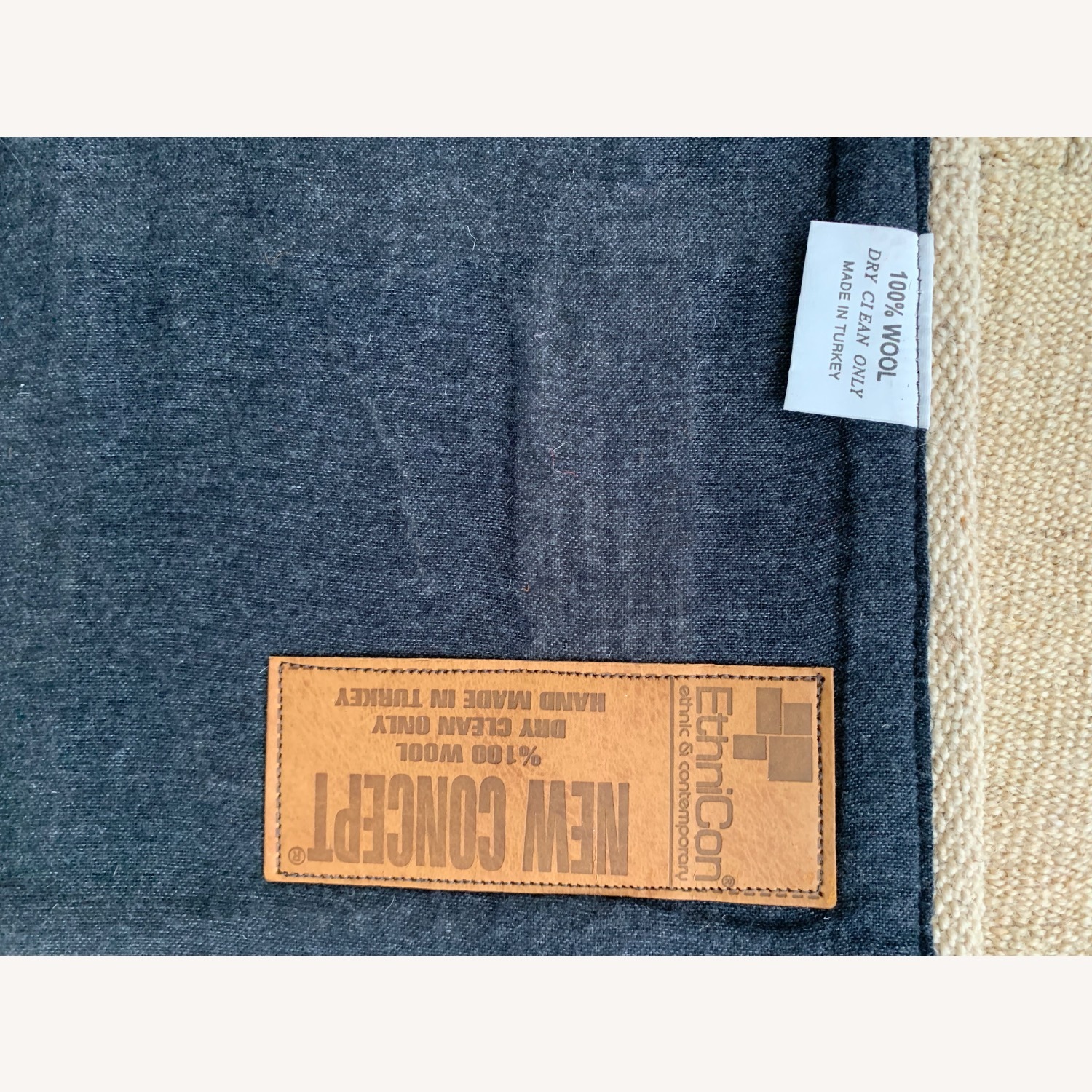 Kilim Patchwork Wool Area Rug 4' x 6' - image-5