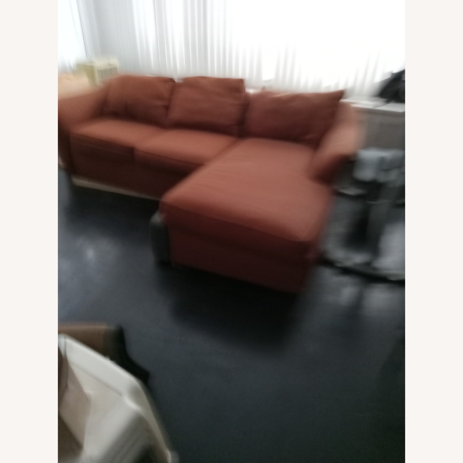 Orange 2 Seater Sofa - image-2