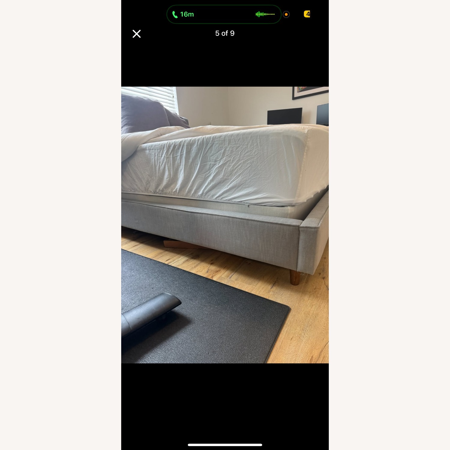 Queen Living Spaces Upholstered Bed - image-2