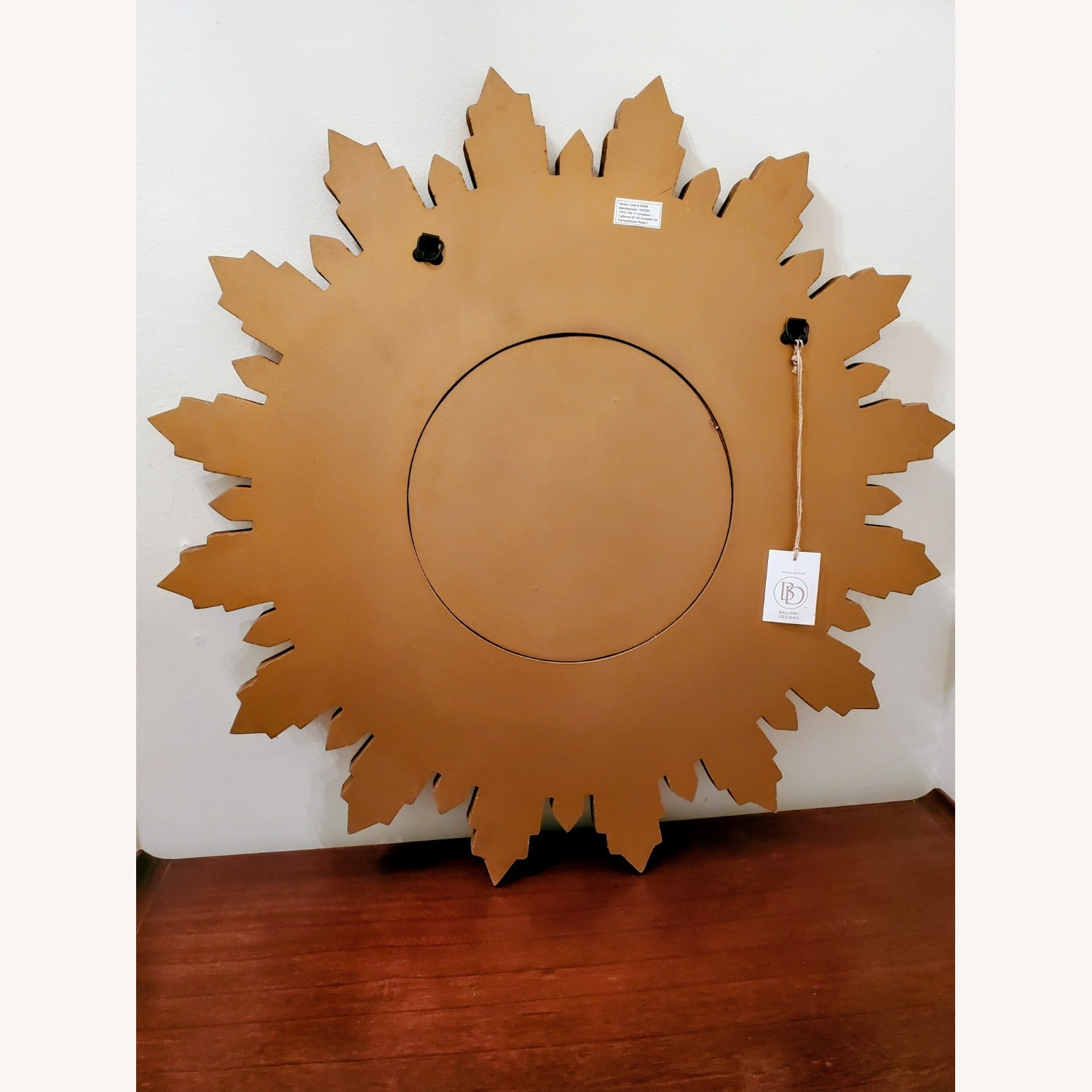 Ballard Designs Gilded Sunburst Mirror - image-3