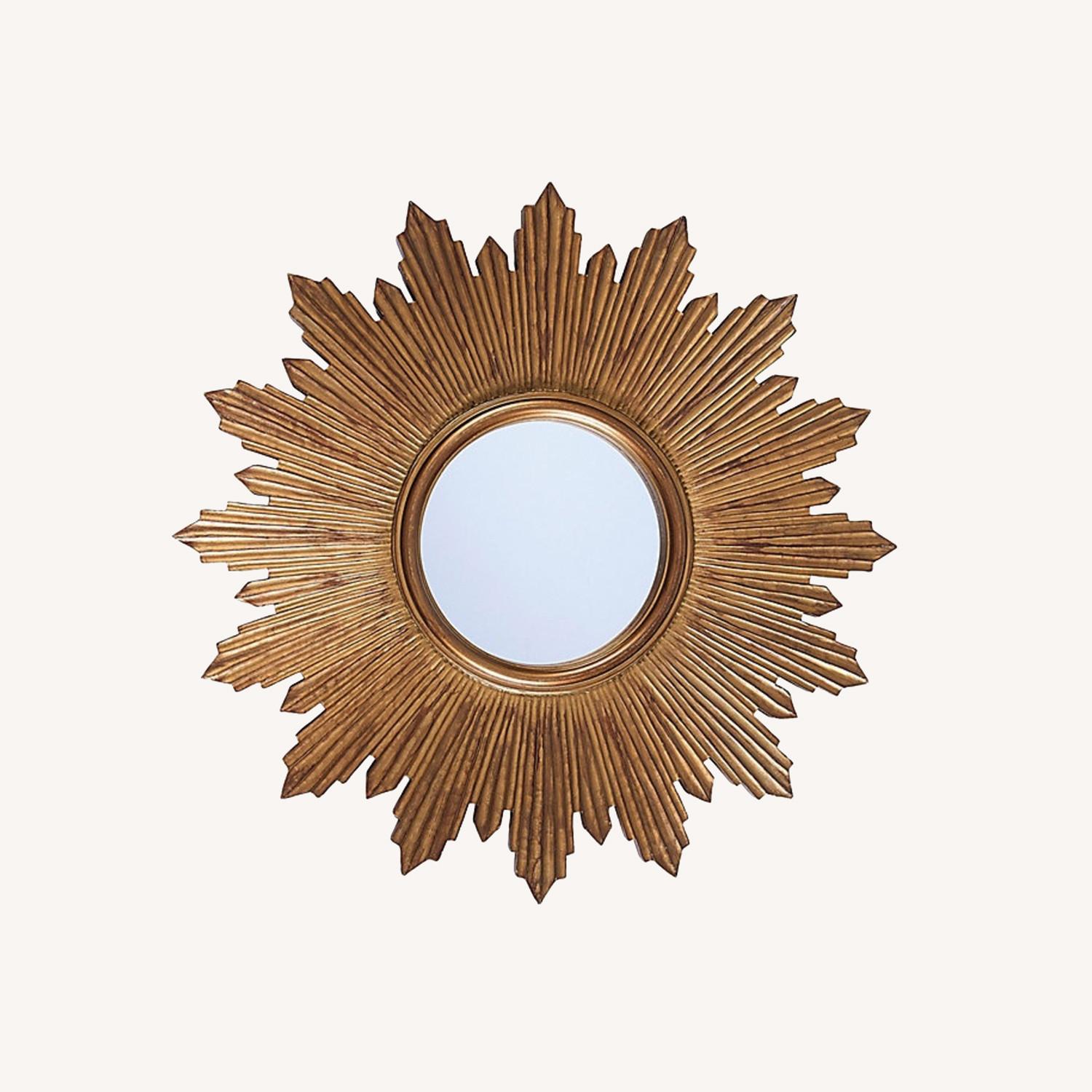 Ballard Designs Gilded Sunburst Mirror - image-0