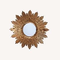 Ballard Designs Gilded Sunburst Mirror