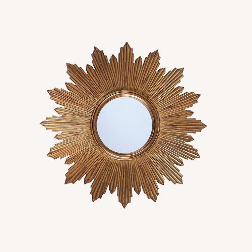 Used Ballard Designs Gilded Sunburst Mirror for sale on AptDeco