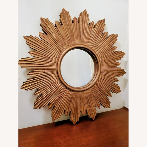 Used Ballard Designs Gilded Sunburst Mirror for sale on AptDeco