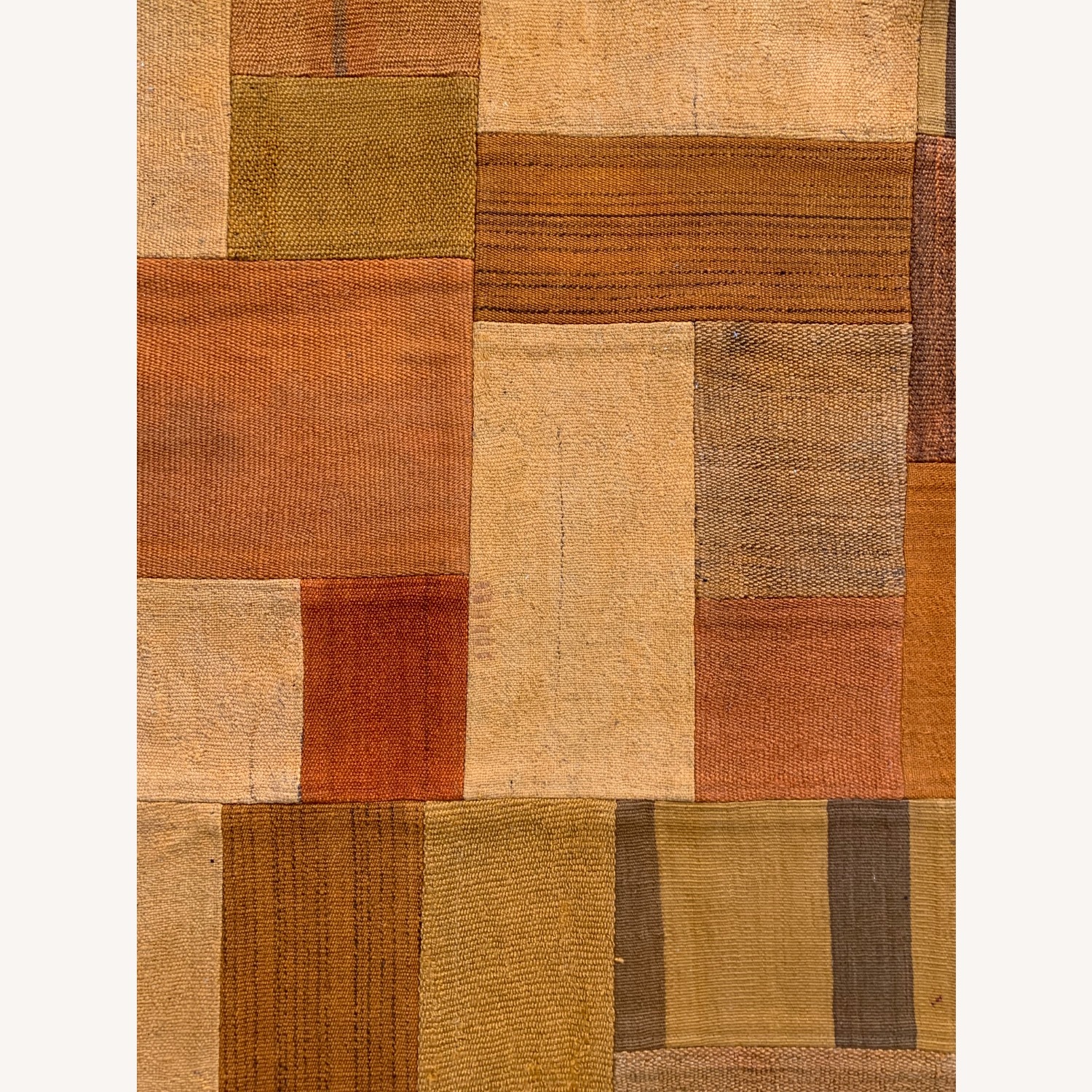 Kilim Patchwork Wool Area Rug 4' x 6' - image-3