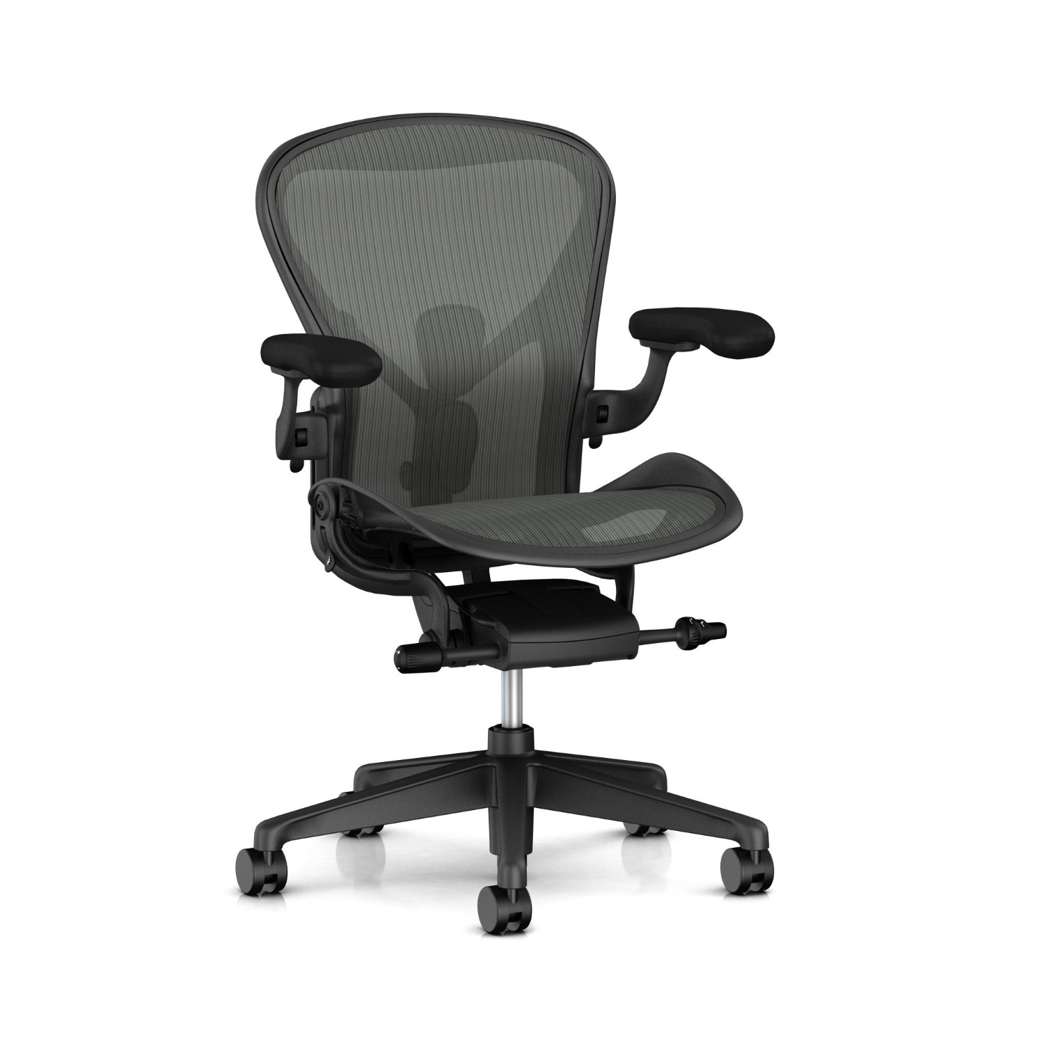 Herman Miller Aeron Dark Gray Office Chair - image-5