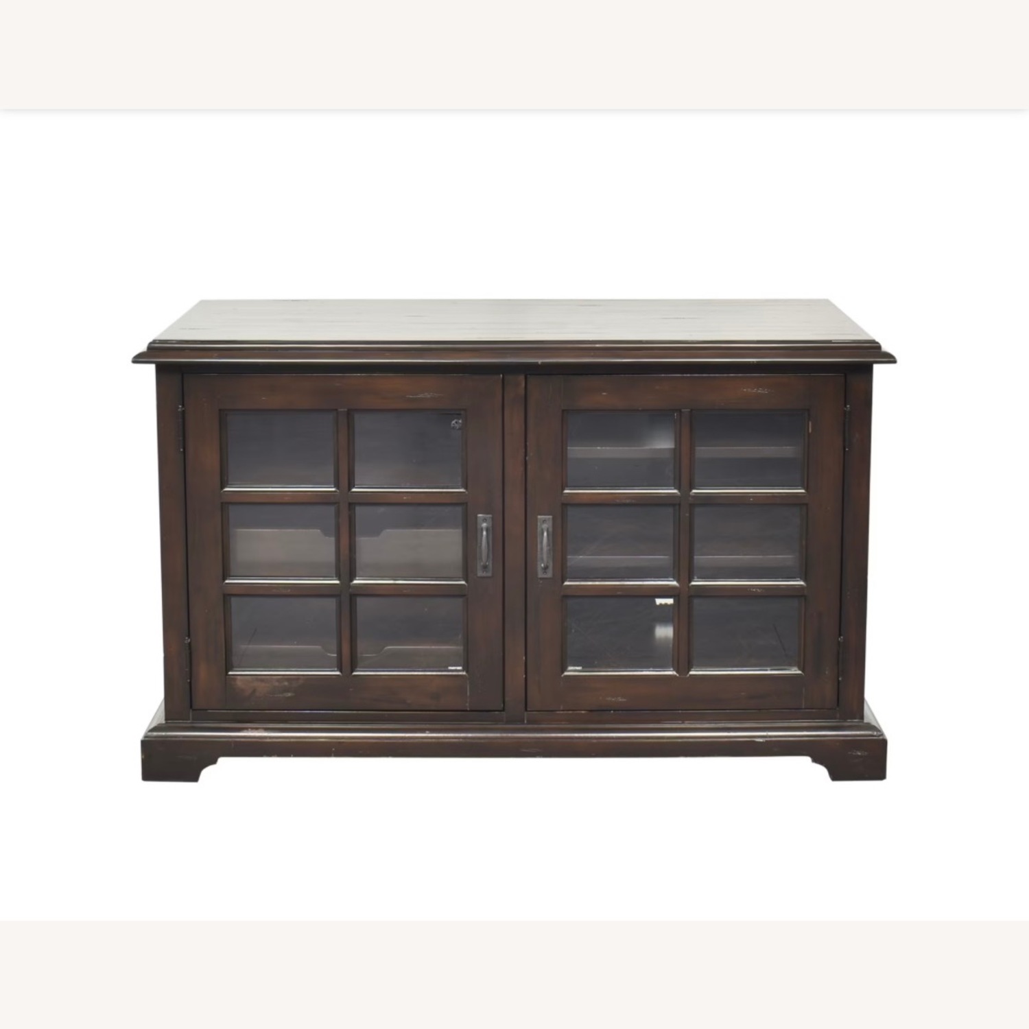 Pottery Barn Holstead Windowpane Media Console - image-0