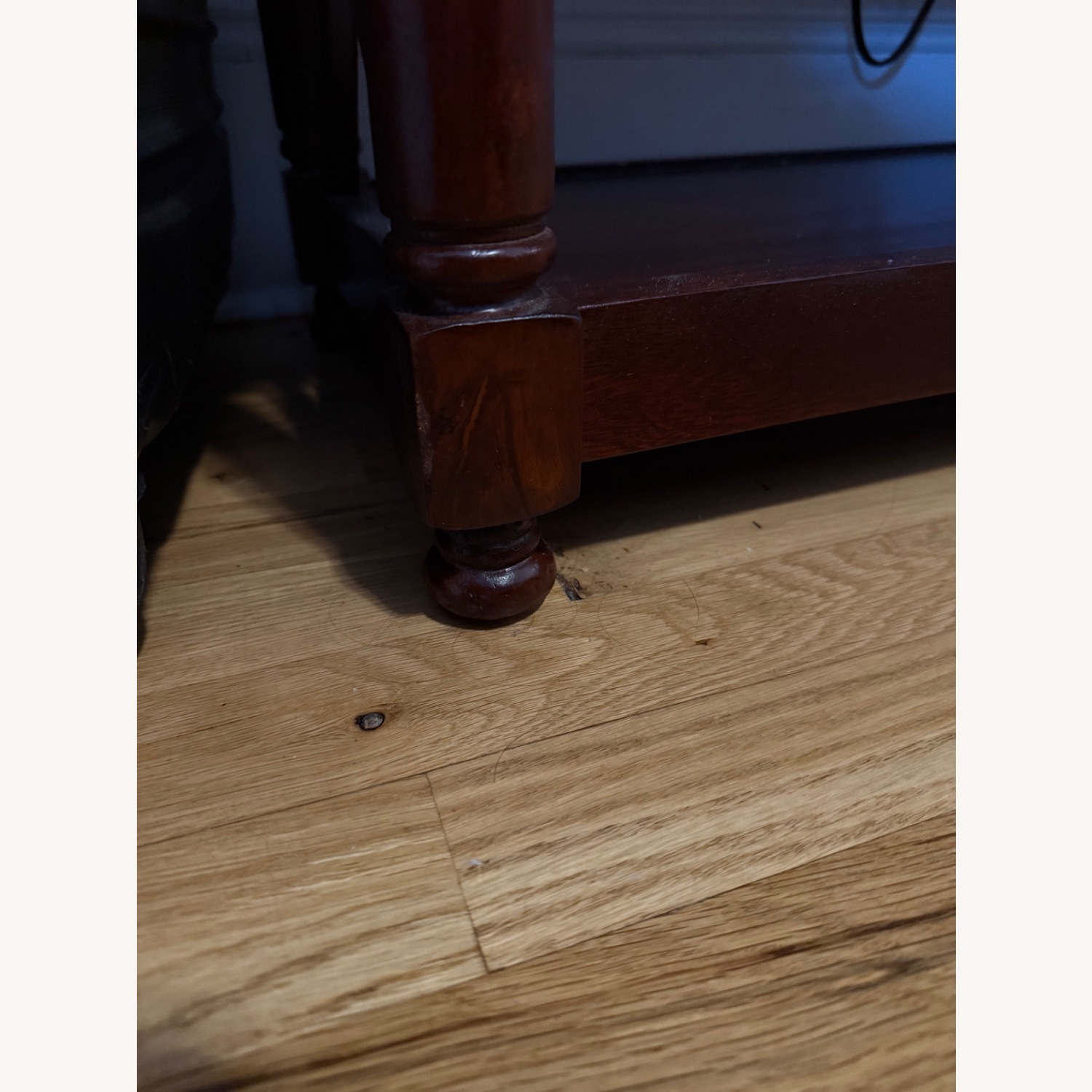 Pier 1 Imports Dark Brown Wood Media Storage - image-3