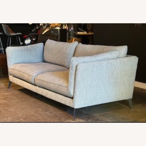 Used Four Hands Modern Navy Tweed Couch for sale on AptDeco