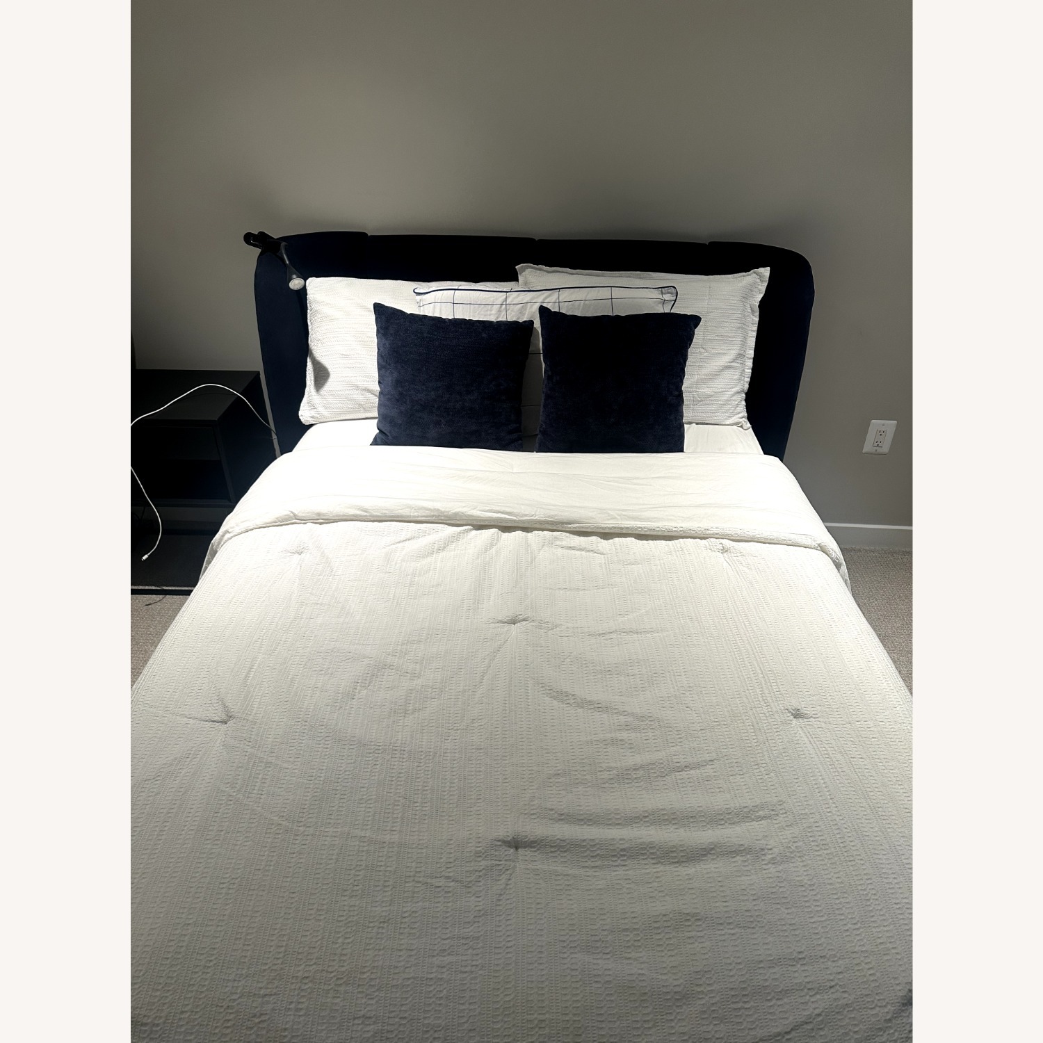 IKEA Tufjord Blue Fabric Full Bed - image-3