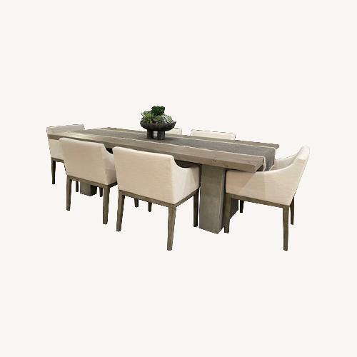 Used Restoration Hardware Dining Table and 6 Chairs for sale on AptDeco
