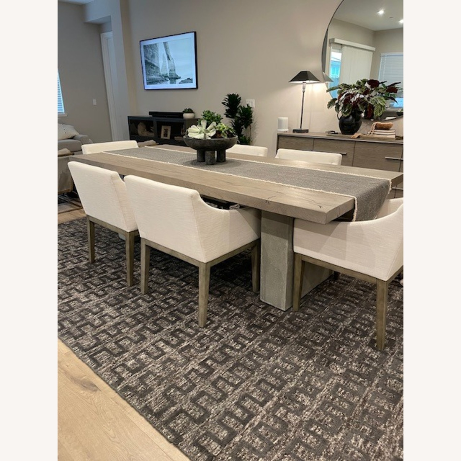 Restoration Hardware Dining Table and 6 Chairs - image-14