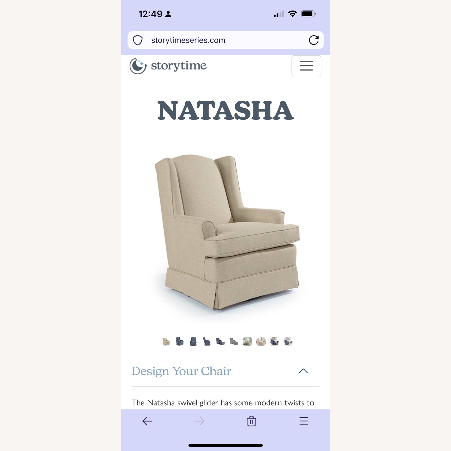 Storytime Nursery Glider - image-6