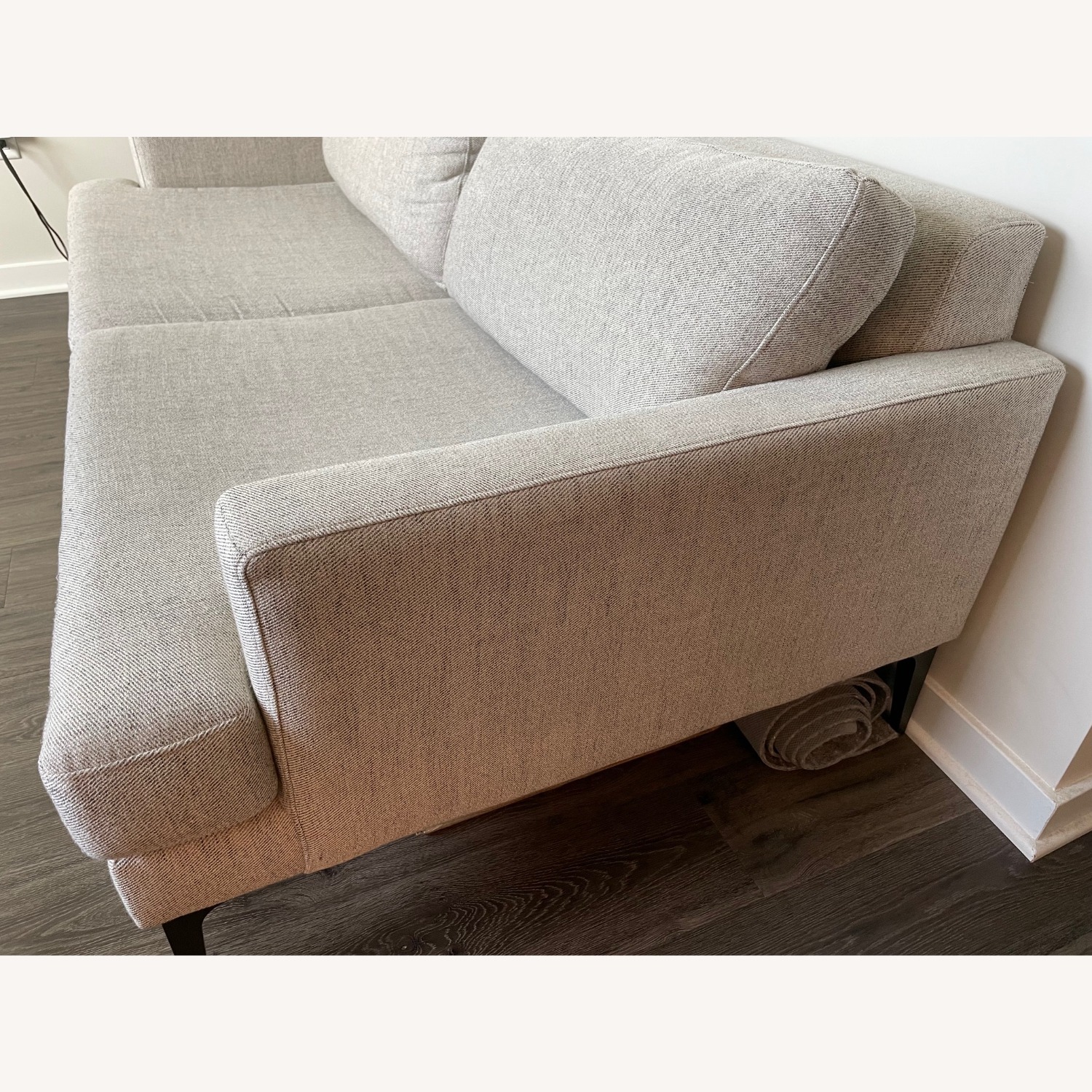 West Elm Andes Beige Gray Sofa - image-5