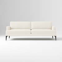 West Elm Andes Beige Gray Sofa
