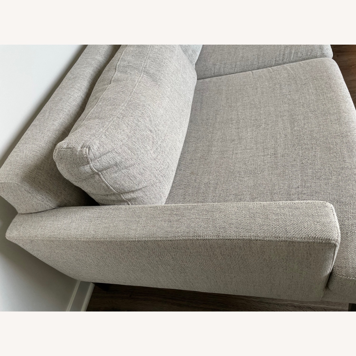 West Elm Andes Beige Gray Sofa - image-3