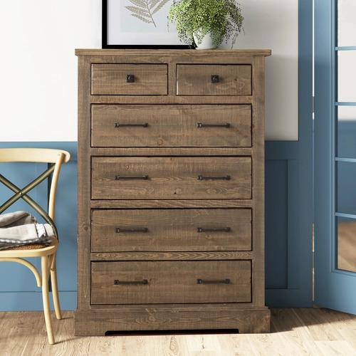Used Birch Lane 6-Drawer Wood Dresser for sale on AptDeco